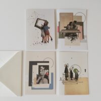Pack of 4 greeting cards